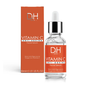 Sérum Facial Antiedad Vitamina C 30ml + Crema Hidratante de Noche Antiedad Vitamina C 60ml