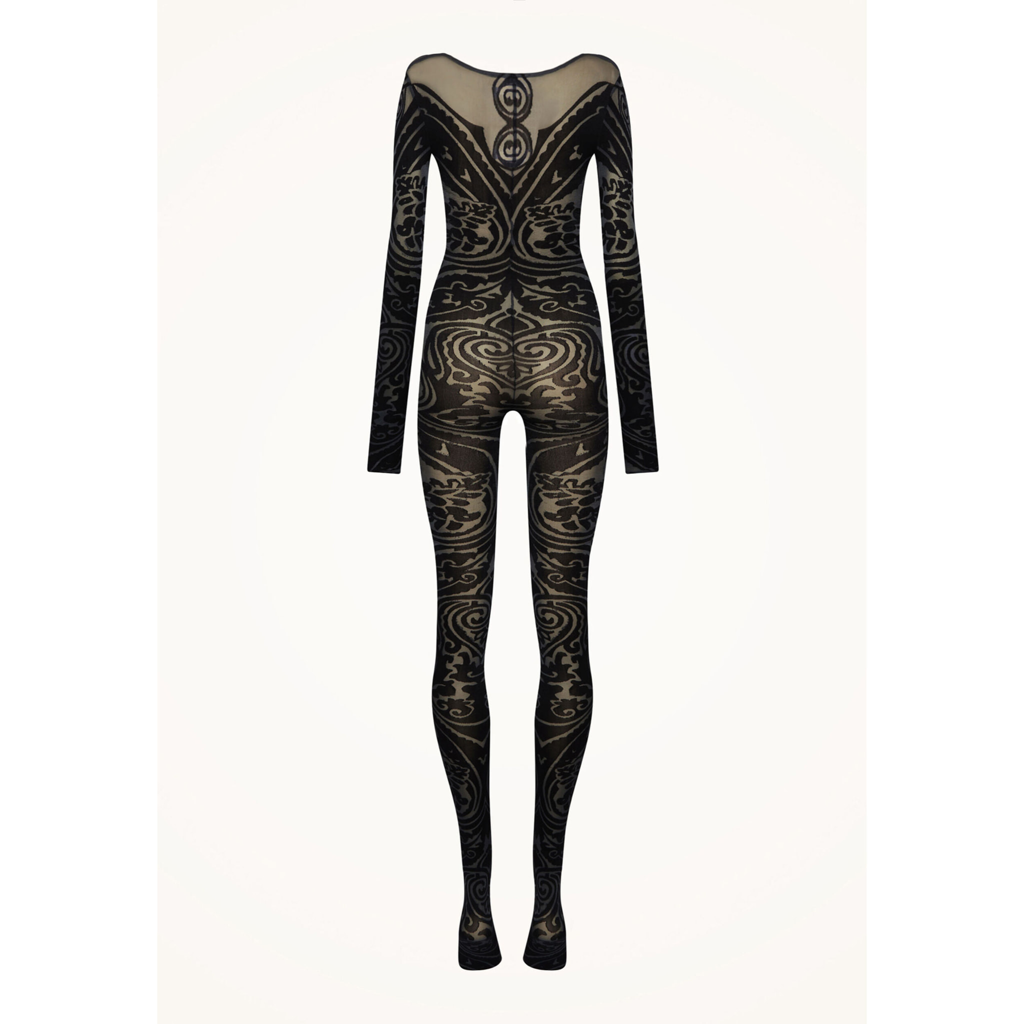 Tuta aderente Paisley Tattoo Catsuit