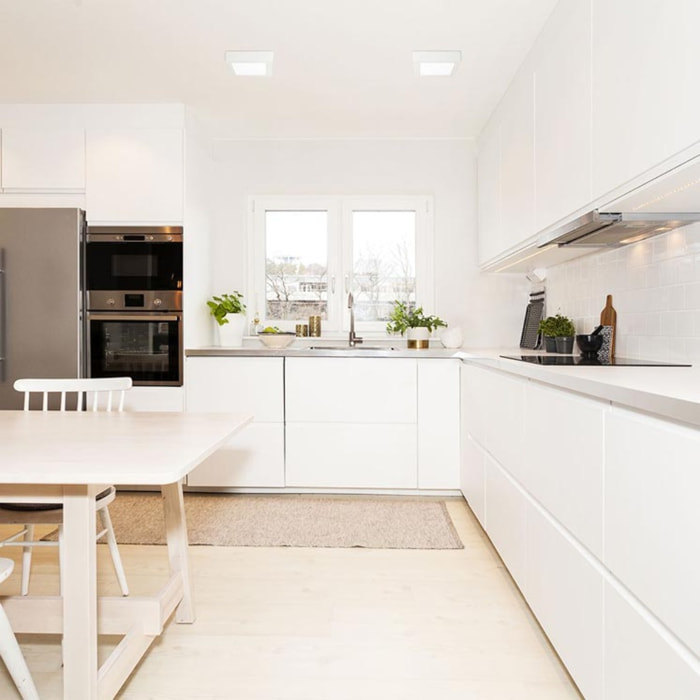 FORLIGHT Plafon Ip20 Easy Square Surface 400Mm Led 26,4W 3000K Blanco 2207Lm