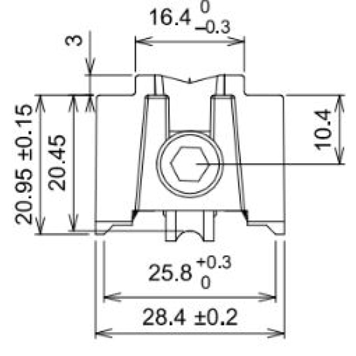 Chariot à galet simple réglable PETP douille aiguille 110 Kg 4591 Sepalumic LA CROISEE DS - DS4591