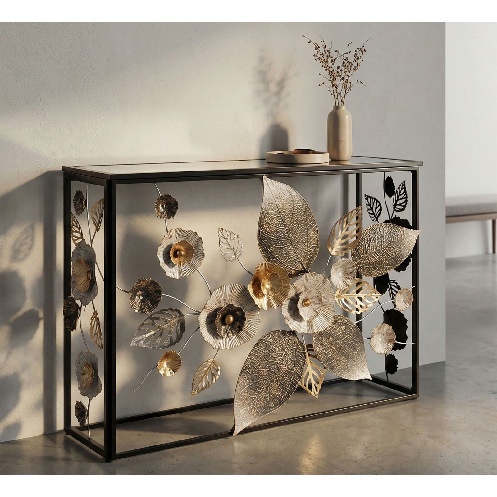 CONSOLE GLAM DARK CM 111,8X41,9X80