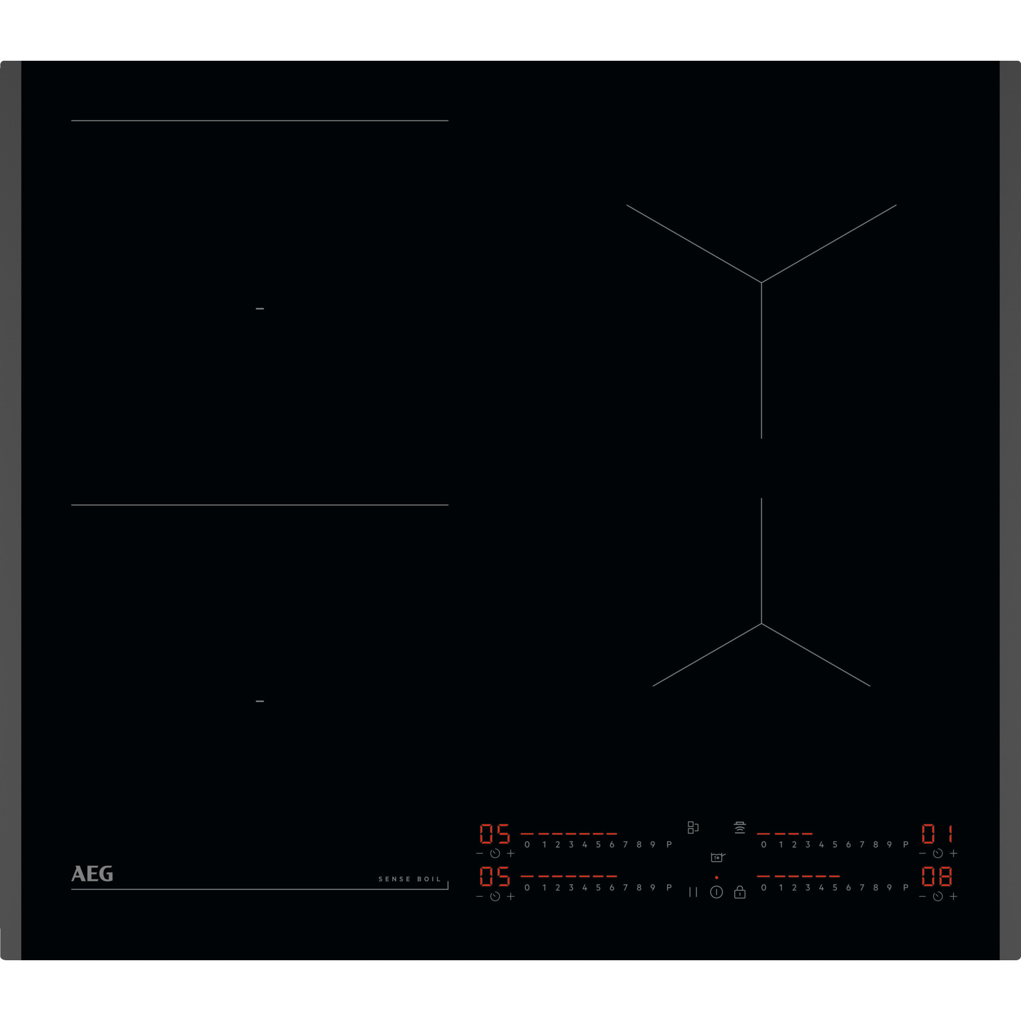 AEG Placa de inducción Serie 7000 Sense de 60 cm V64IIB10FB