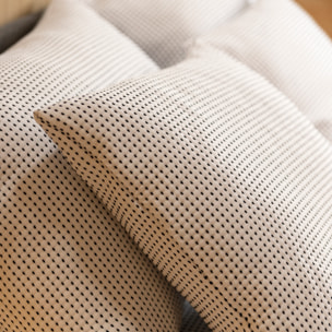 Naturals - Colcha Bouti - 50% Algodón - 50% Poliéster - Jacquard - Alba Negro