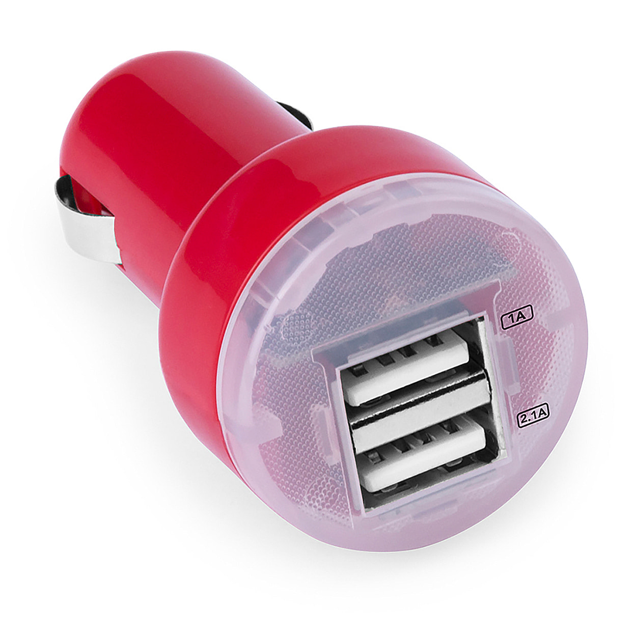 Cargador Coche USB 2 Salidas USB. 2100 mA