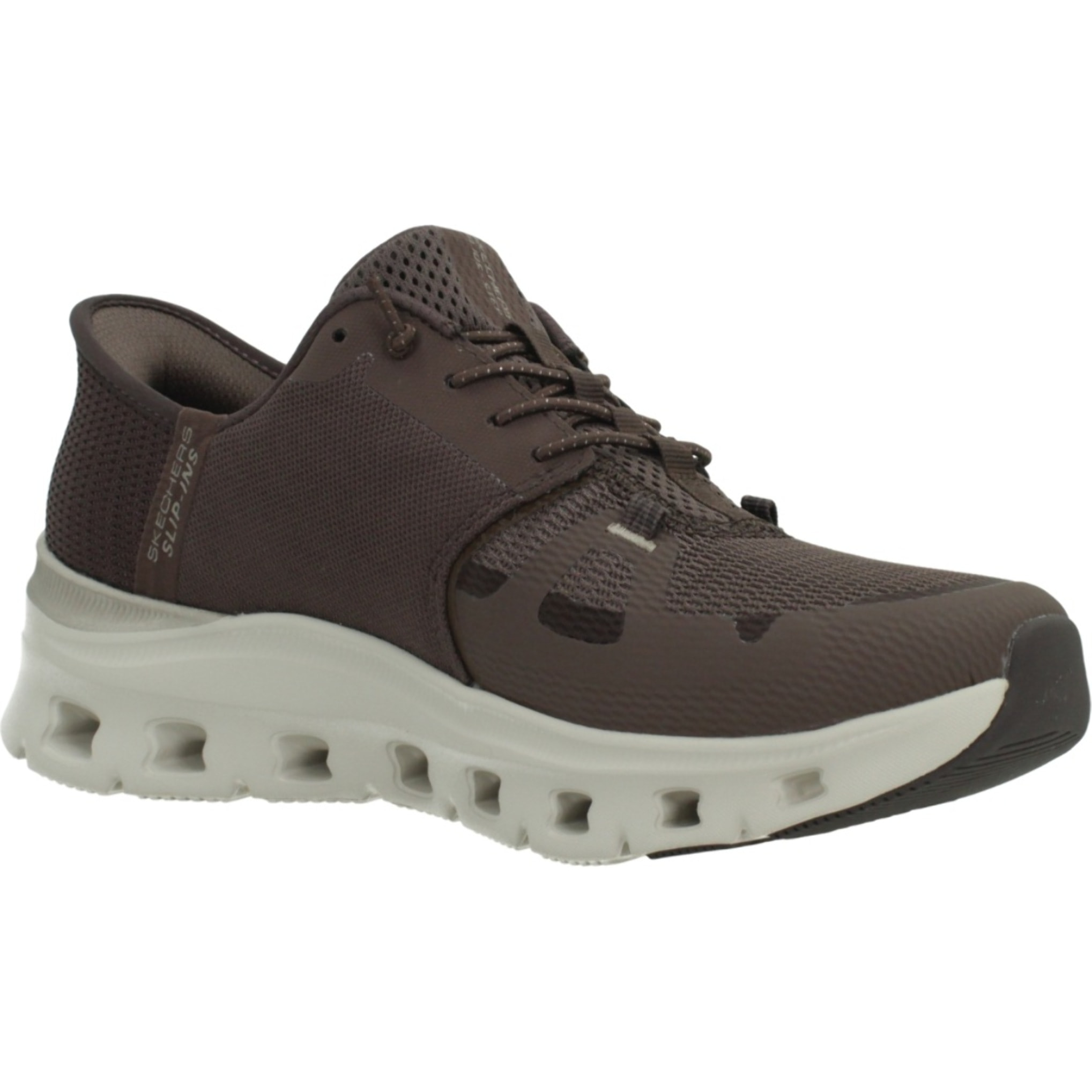 Sneakers De  Mujer Glide-step Pro Radiant Stri Marron