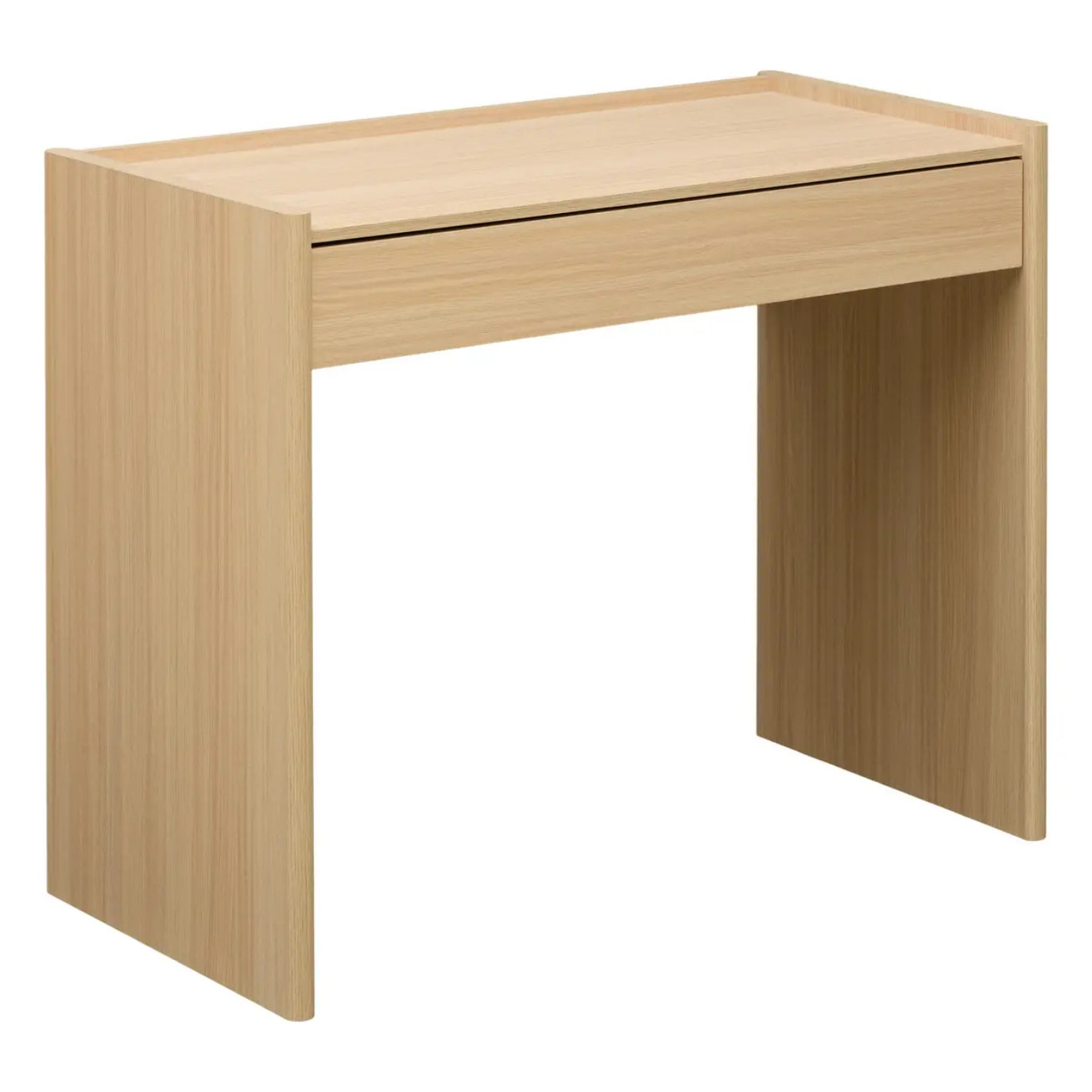 Bureau John rectangulaire 50x100cm 1 tiroir beige