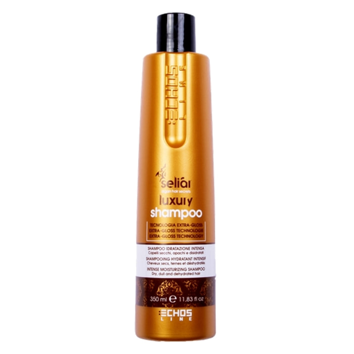 ECHOSLINE Seliàr Luxury Champú - Cabello Seco, Sin brillo y Deshidratado 350ml