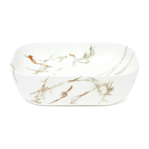 Le célèbre Infinitio 45,5x32,5 cm lavabo en marbre sans trop-plein (SATINF4532MR)