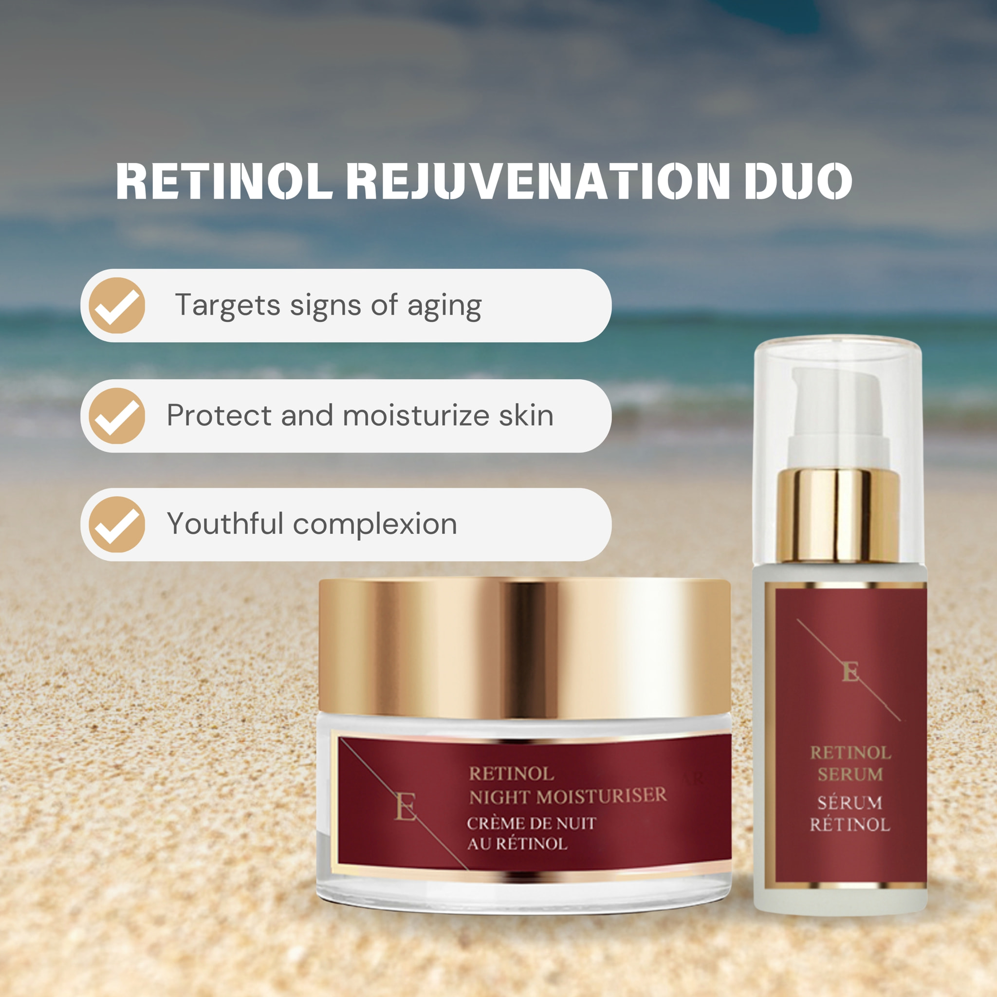 Dúo esencial de retinol