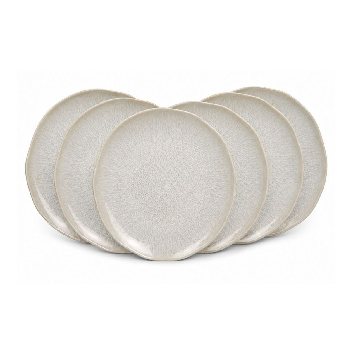 Lot de 6 petites assiettes à dessert, NUAGE