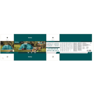 Bestway Tente de camping 6 personnes Family Ground 6