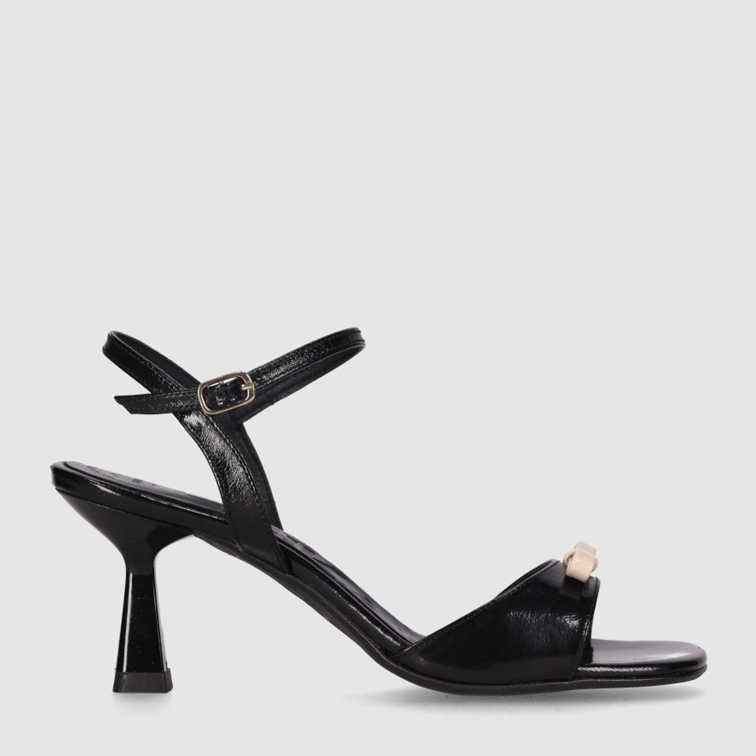 Sandalias - Negro - Tacón: 5 cm