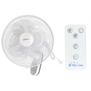 Ventilador de pared con temporizador y 3 velocidades VENTY WA 55 PURLINE