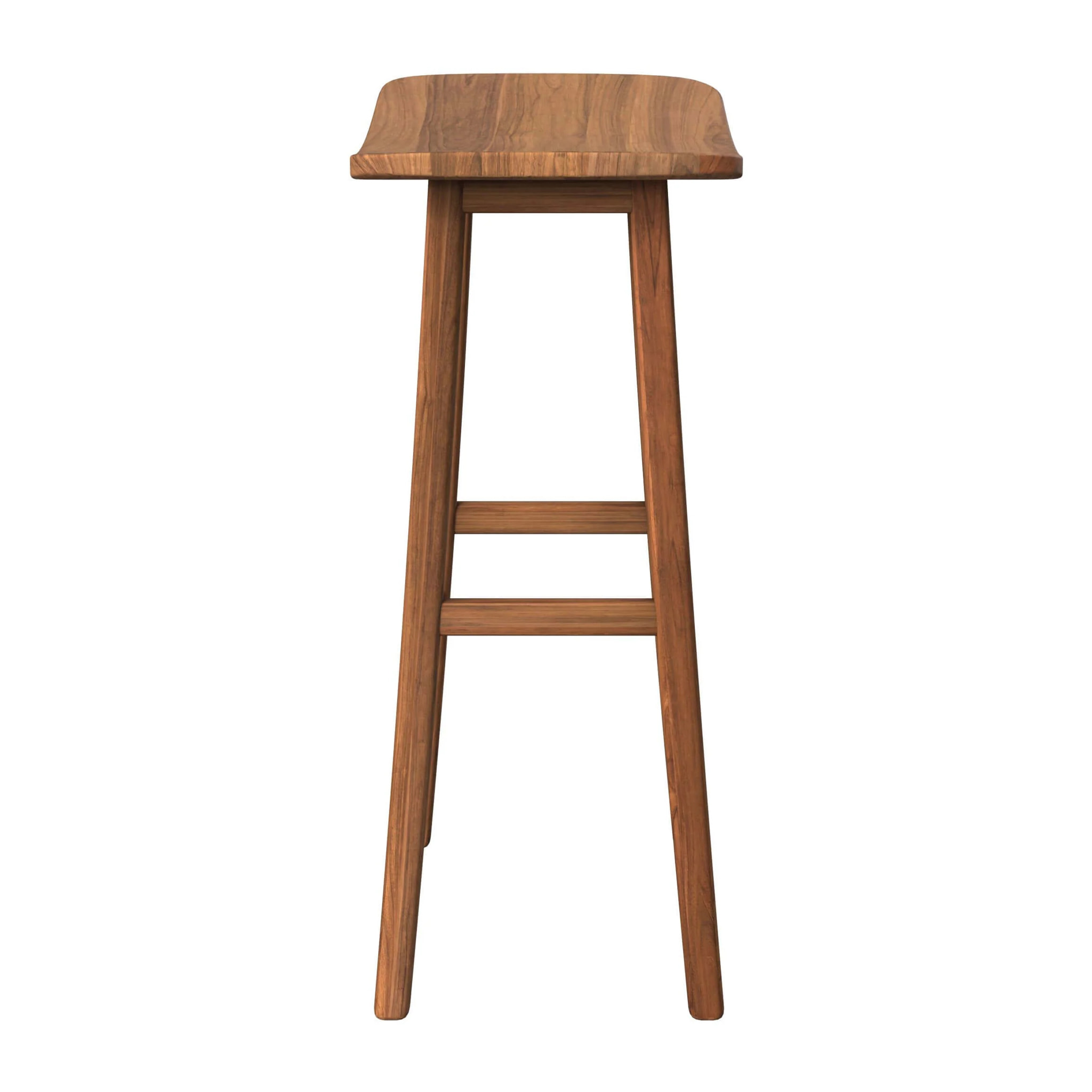 Tabouret de bar en bois de teck 77 cm - Vittoria