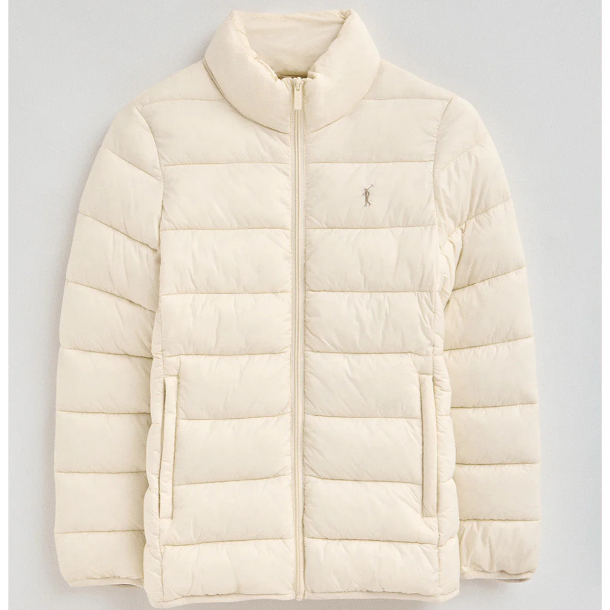 Chaqueta Salma Embroidery color crudo con logo Rigby Go