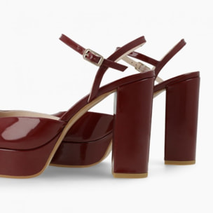SANDALIAS BURDEOS POASON