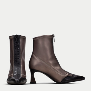 Botin Dalia Negro plomo 6,5 cm