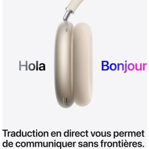 Casque APPLE AirPods Max 2 Lumière stellaire