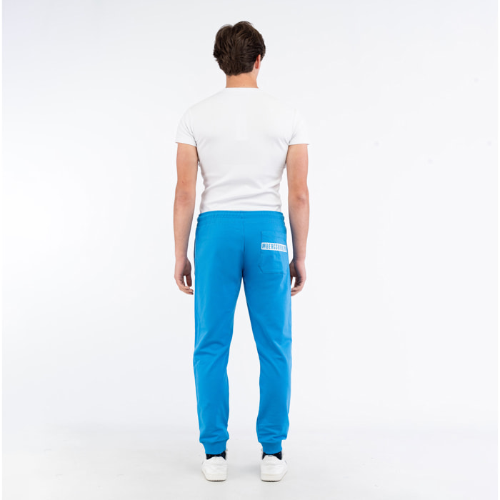 BIKKEMBERGS pantalone uomo mediterranian blue