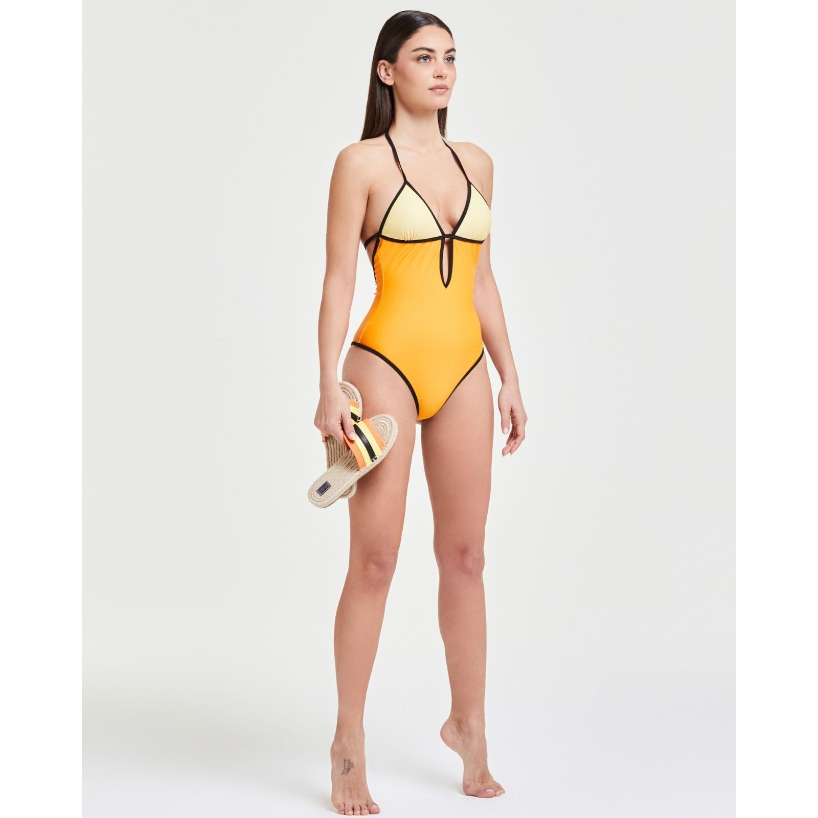 Pompea x Silvian Heach costume intero con coppe rimovibili