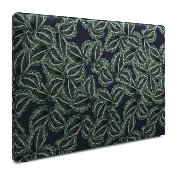 Tête de lit "Provence" 180x120cm en velours motif de la jungle