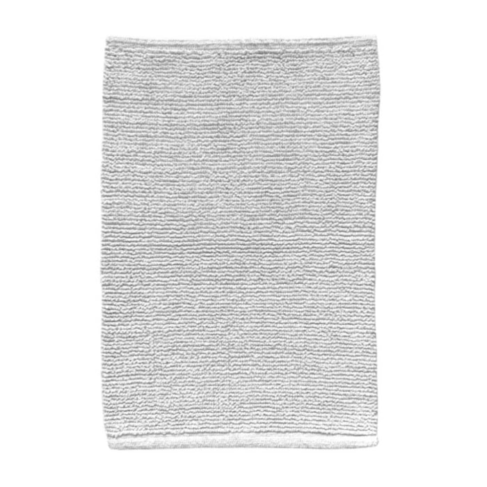 Tapis de salle de bain rectangulaire 40 x 60 cm en coton - 6 coloris - WILLOW