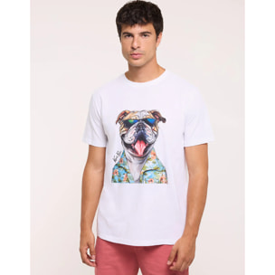 Camiseta Manga Corta Blanco - Leesin