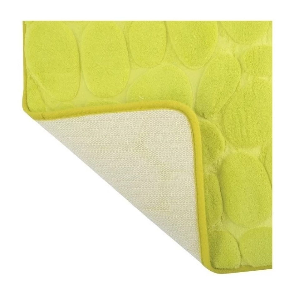 Tapis de bain Microfibre PEBBLE 40x60cm Vert MSV