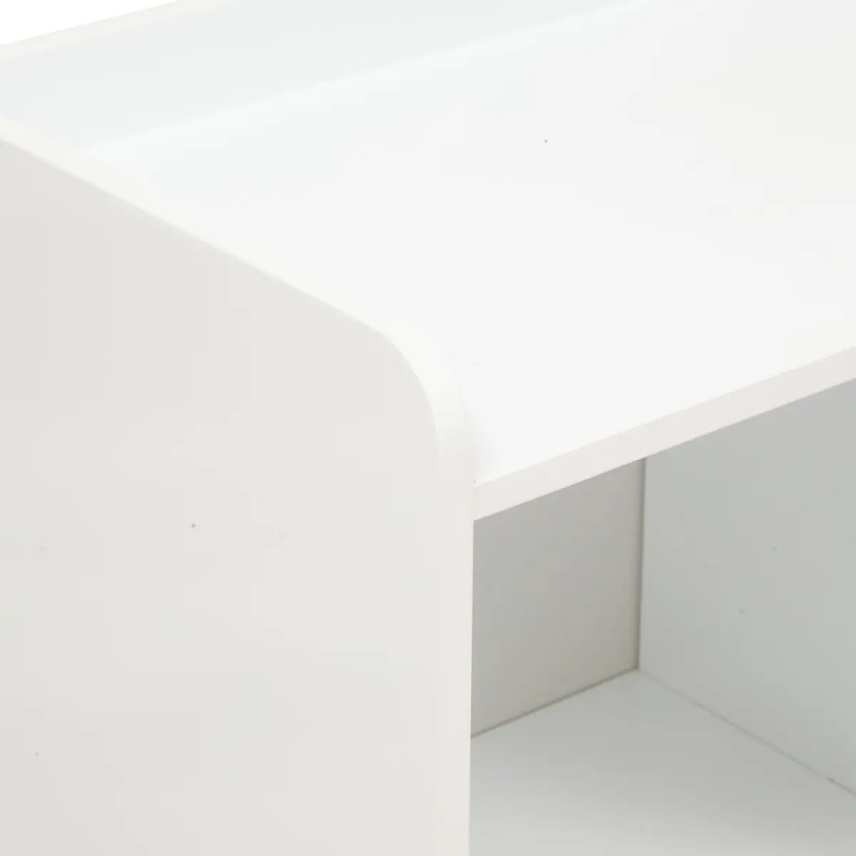 Meuble de Rangement Enfant Bouli 3 Portes Coulissantes Beige 69,5x30x101 cm