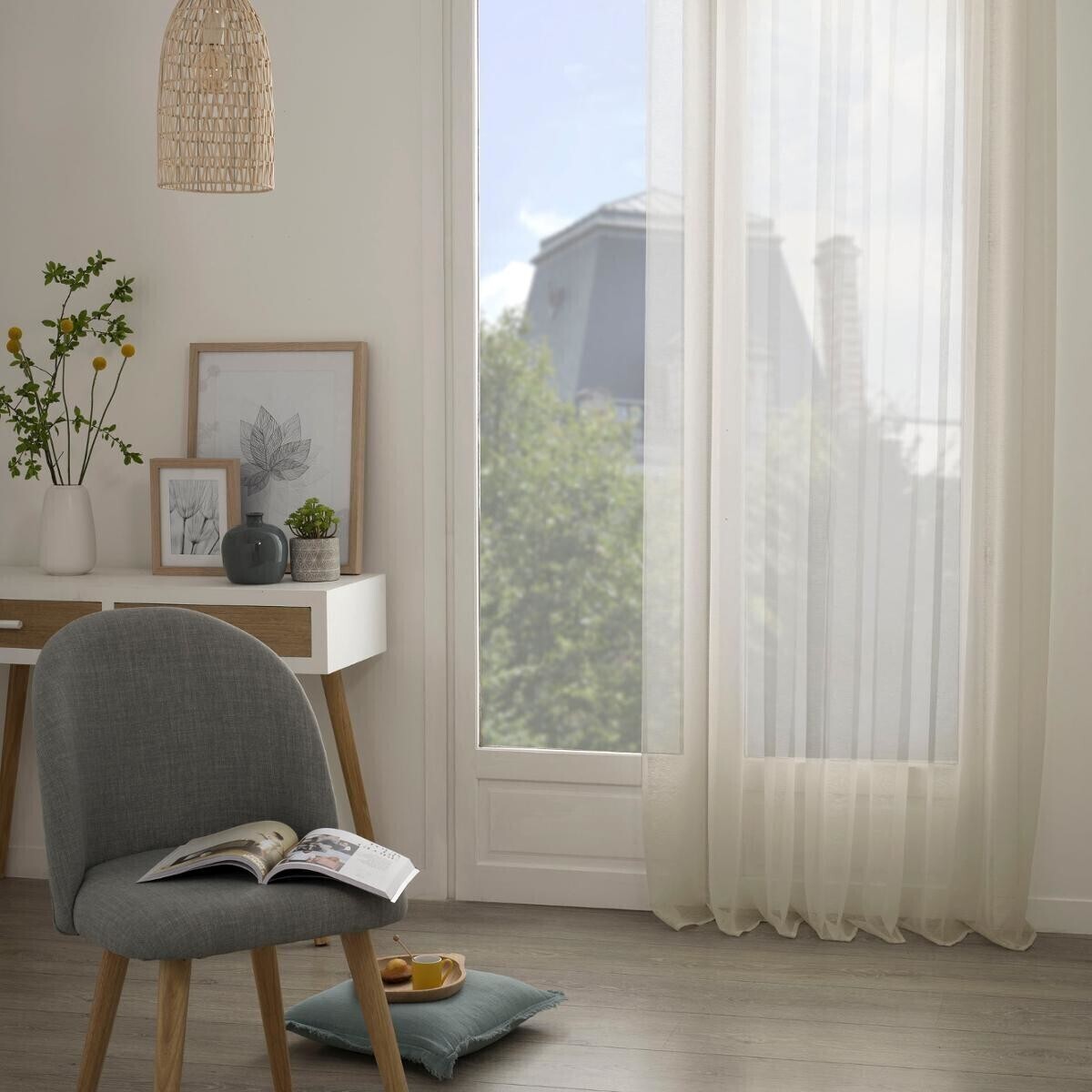 Voilage "Moly" beige 135x240cm