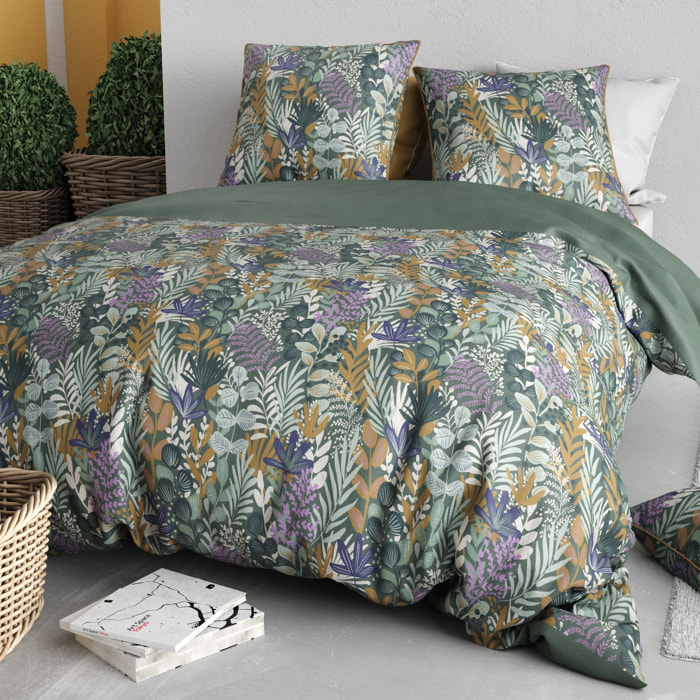 Parure Housse De Couette 3pcs 100% Coton 57 Fils PAMPA