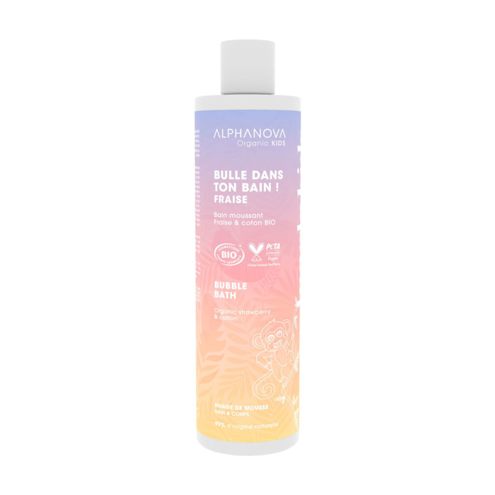 Kids - Bain Moussant Fraise & Coton 250 ml