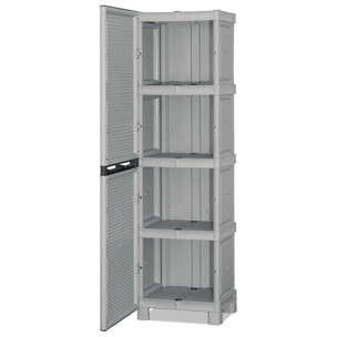 Armario para ropa en polipropileno, l 500 x p 390 x h 1720 mm