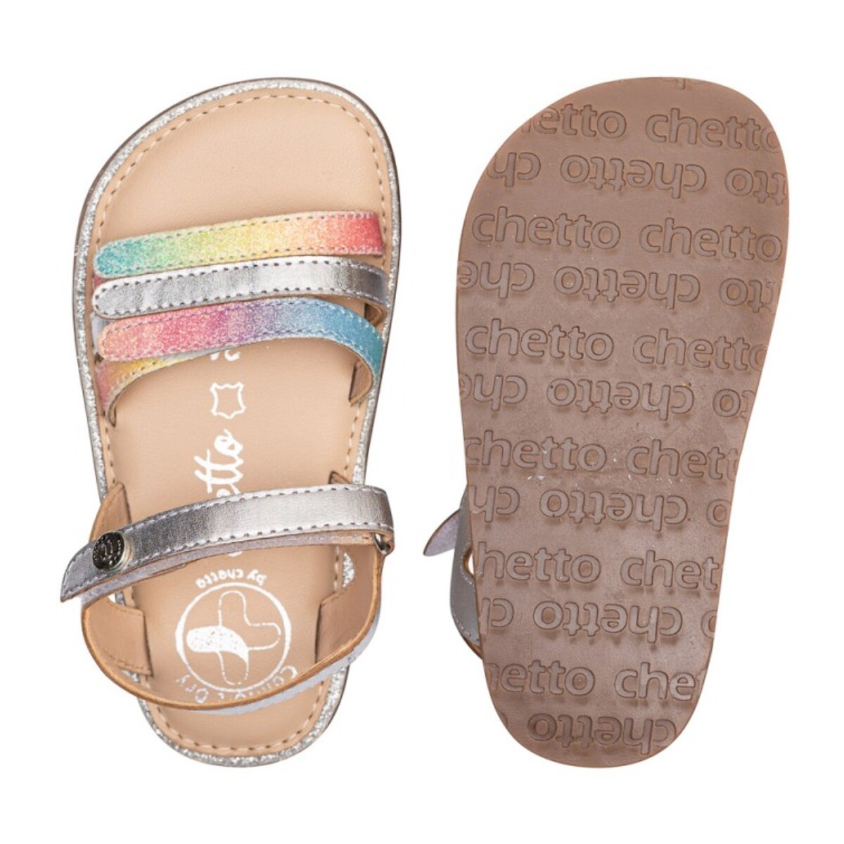 SANDALIA BAREFOOT PLATA - VELCRO Y FLEXIBILIDAD TOTAL