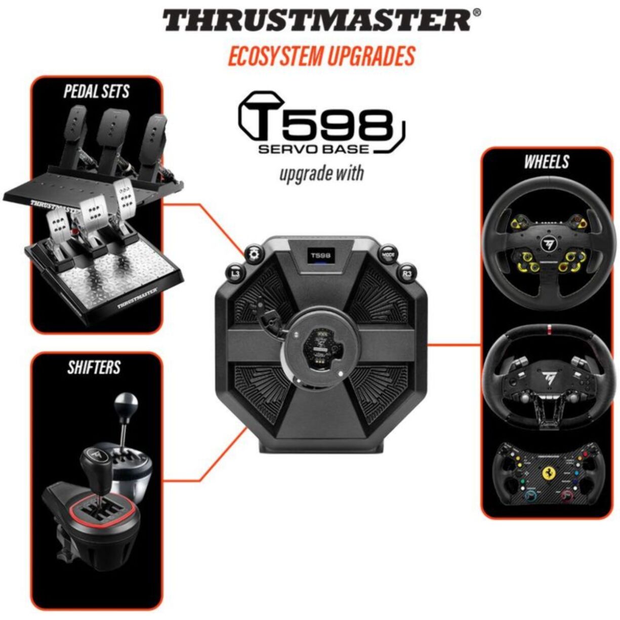 Volant THRUSTMASTER T598-P Servo Base
