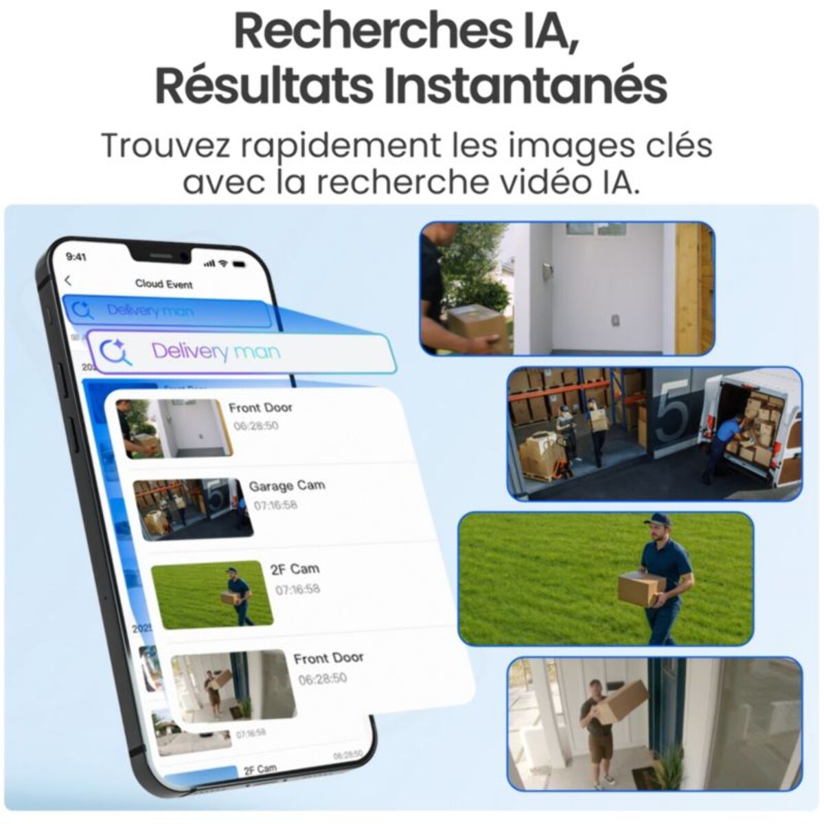 Caméra de surveillance REOLINK floodlight F850W