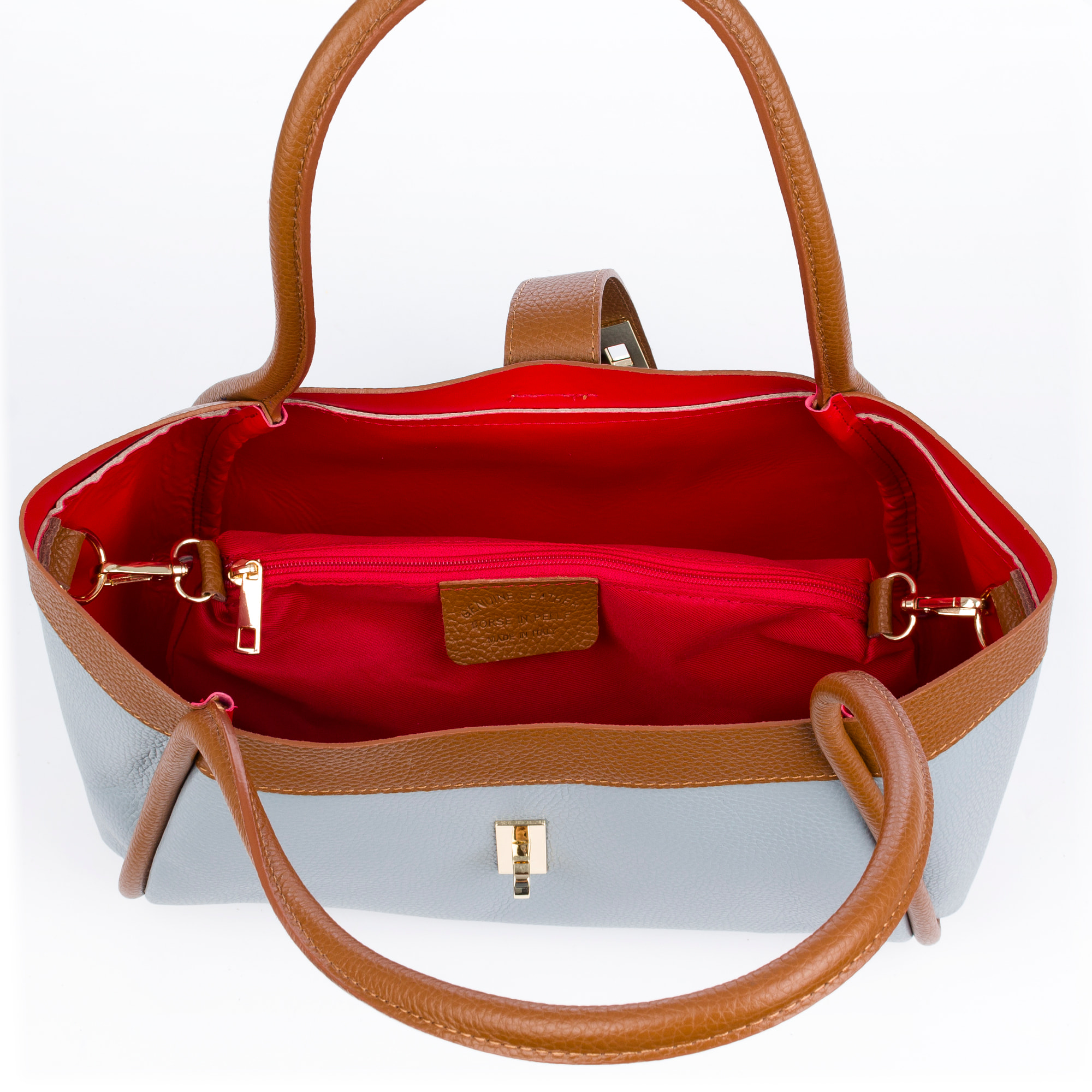 Beinette Borsa Tote Donna. Vera Pelle Dollaro.