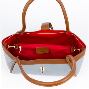 Beinette Borsa Tote Donna. Vera Pelle Dollaro.