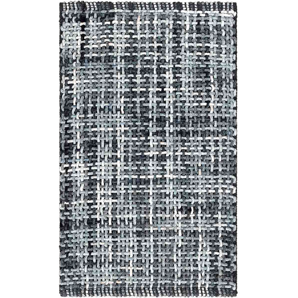 Tappeto bagno CRAZY ANTRACITE in microfibra misto cotone, morbido antiscivolo lavabile in lavatrice, tappetino lavabo sanitari bagno