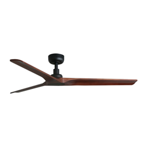 HEYWOOD L Ventilatore nero/legno scuro DC