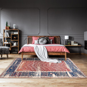 Tapis salon et chambre tissé motif baroque HEJI