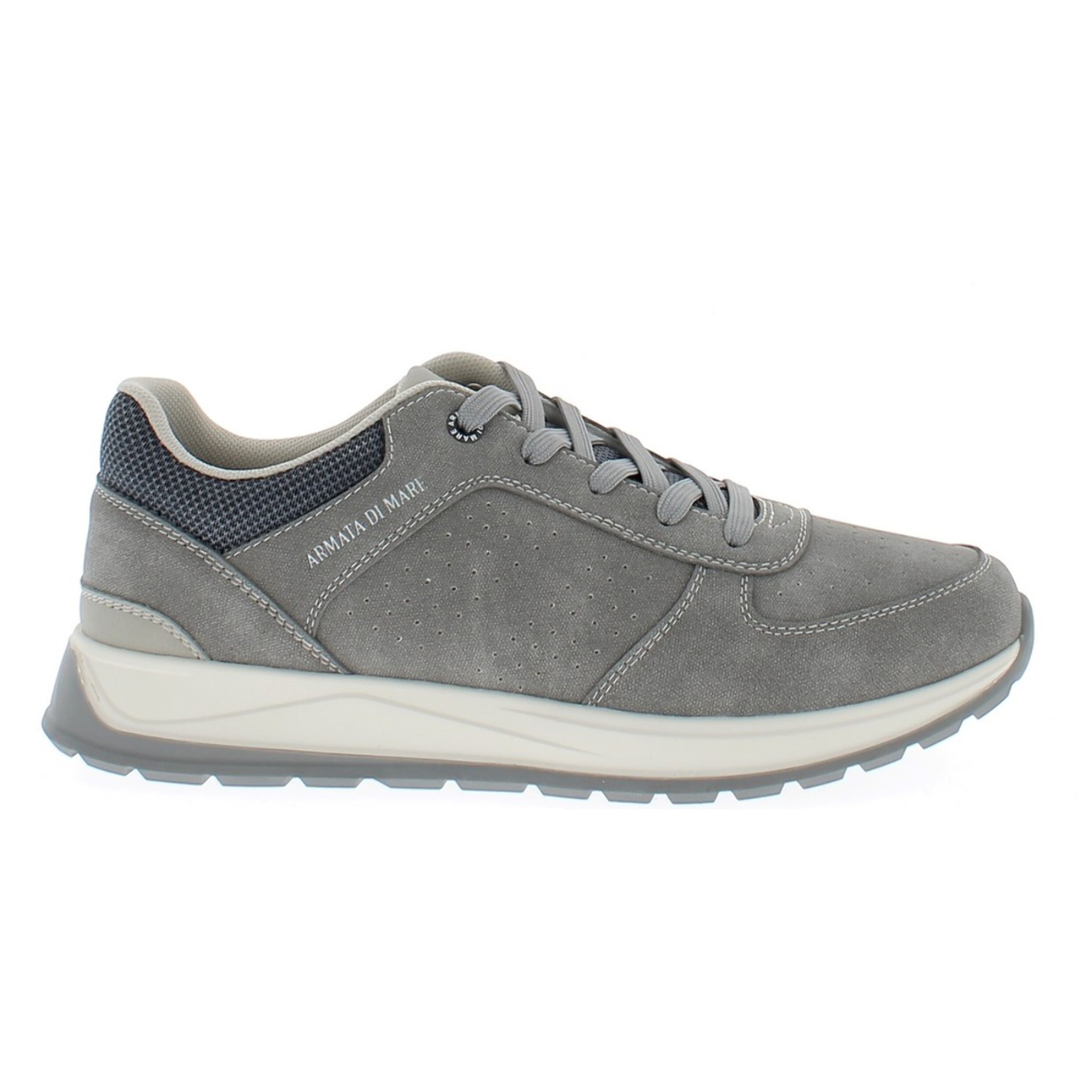 Armata di Mare Scarpe Uomo Sneakers Casual Stringate con Soletta Rimovibile in Memory Foam AMU S25L714 Grey