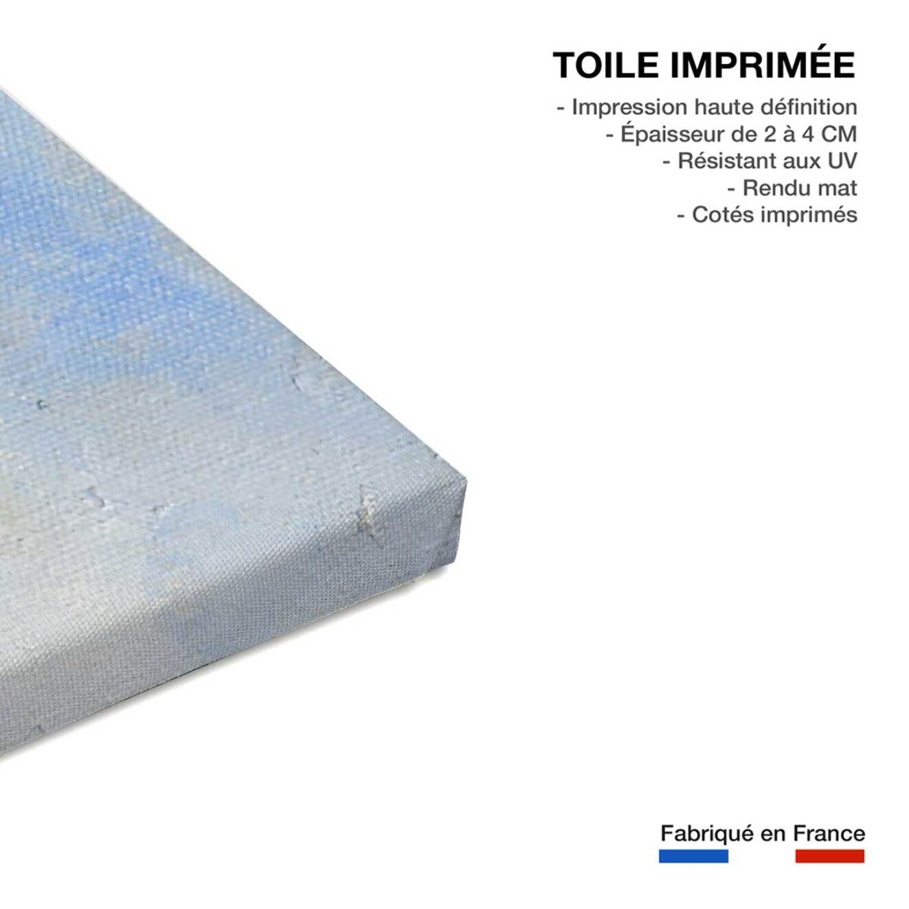 Tableau bateau aquarelle bretonne  Toile imprimée