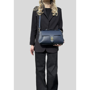 Borsa a Mano Elegante in Vera Pelle Made in Italy