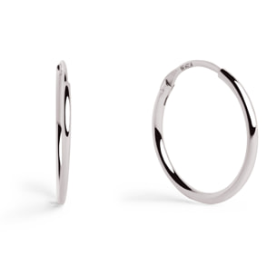 Pendientes Aro Ana S Plata