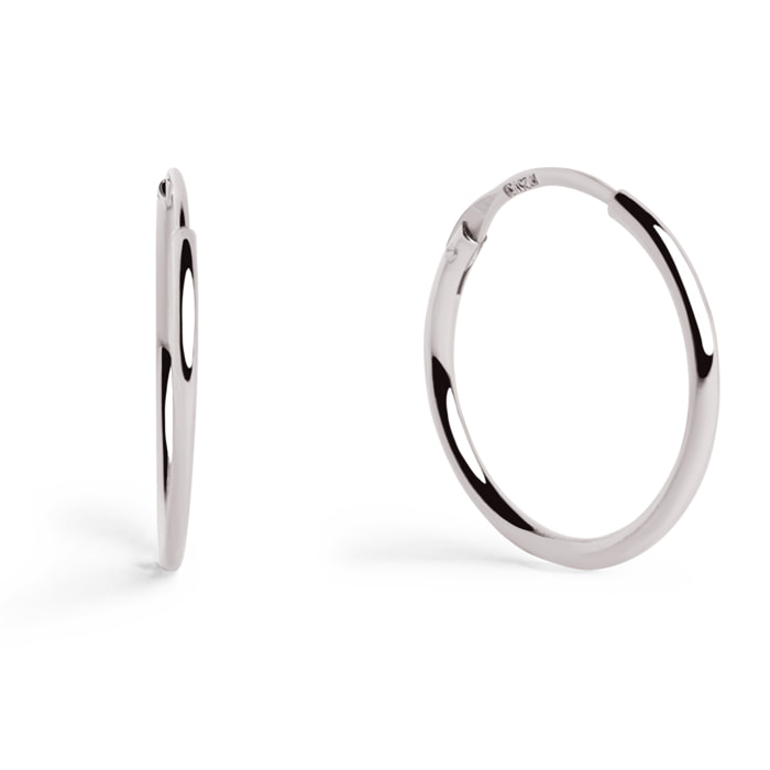 Pendientes Aro Ana S Plata