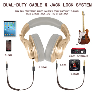 MAGNUSSEN H6 HEADPHONES en color Dorado