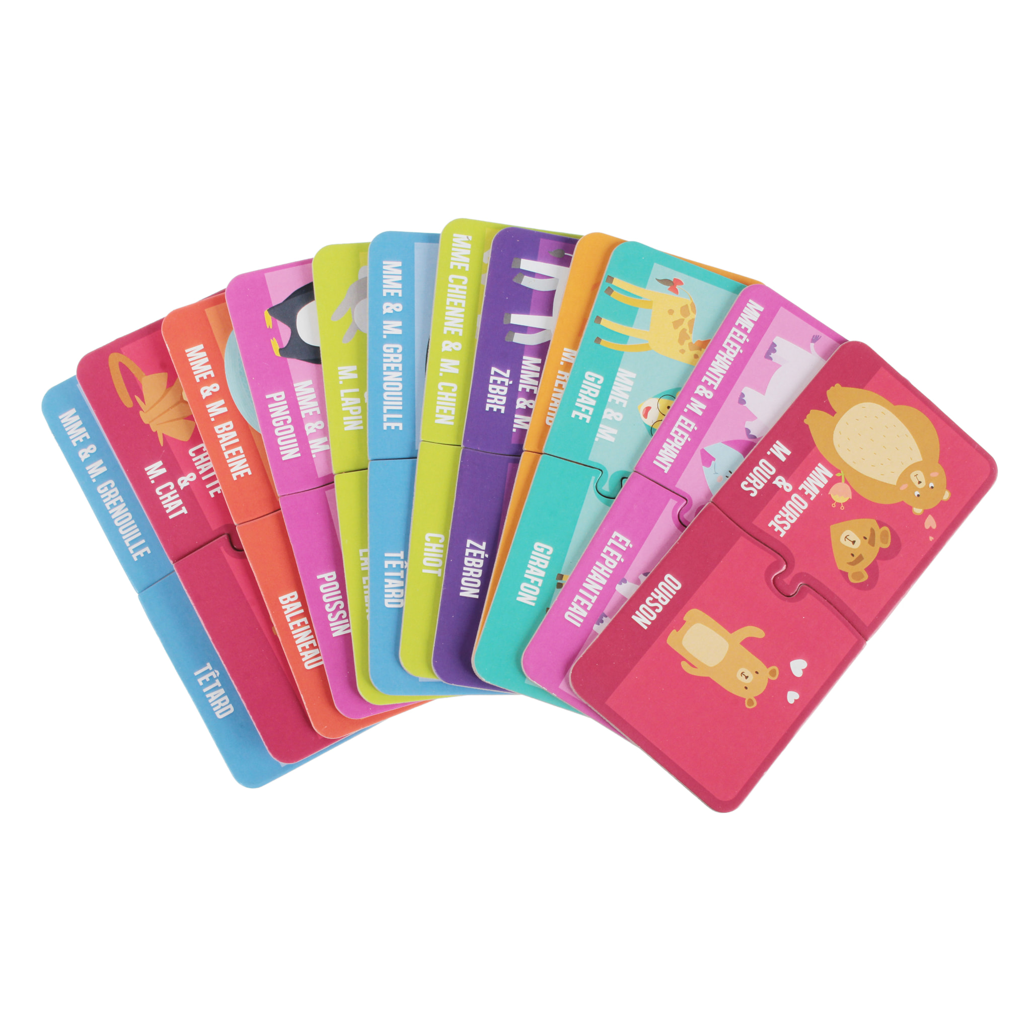 CARTE EDUCATIVE J APPRENDS LES ANIMAUX X30