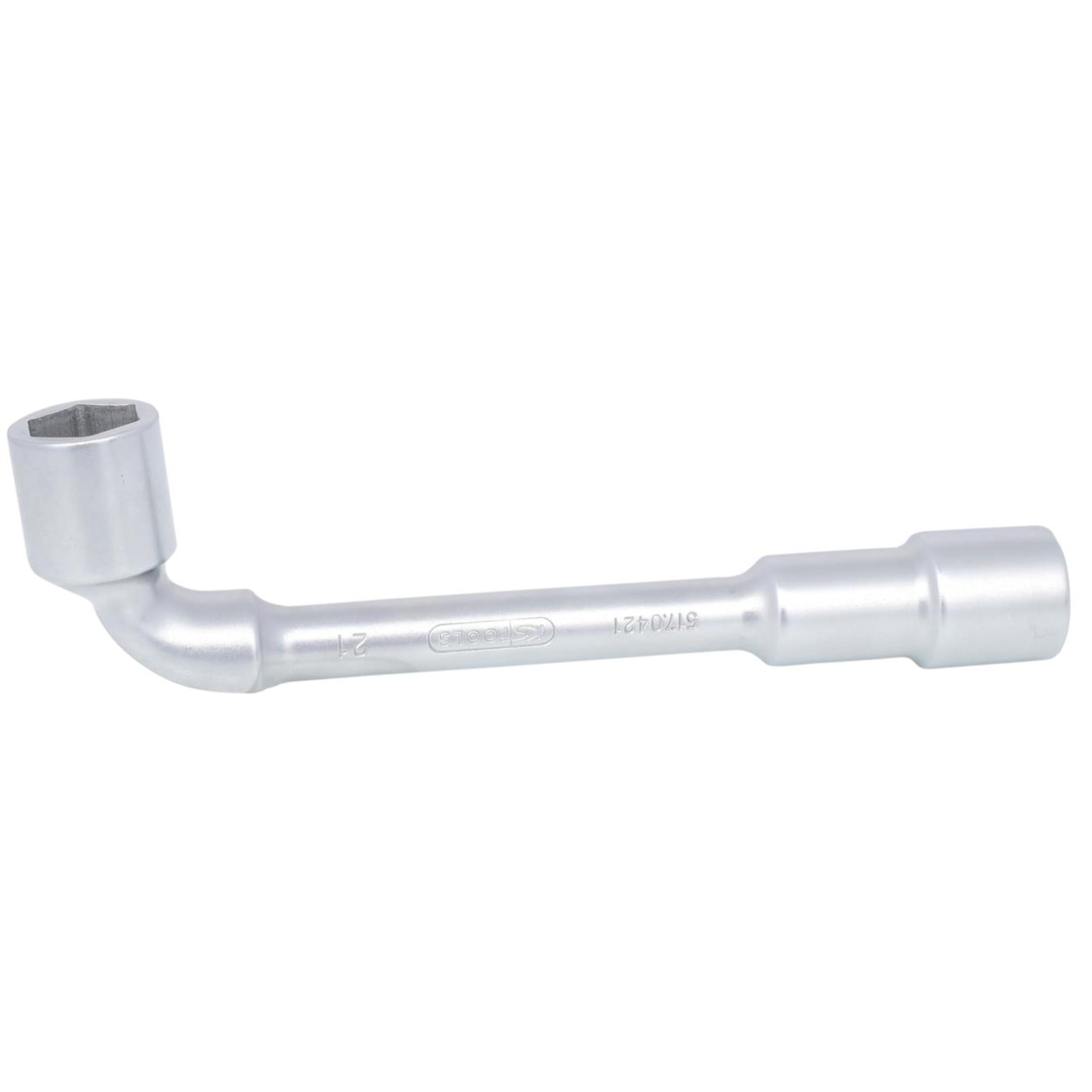 Clé à pipe débouchée chrome mat 6x6 pans - 23 mm - KS TOOLS - 517.0423