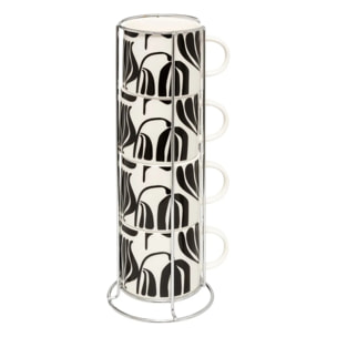 RACK 4 MUGS S TWIS 23CL